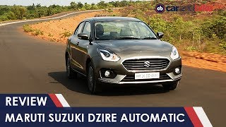 New Maruti Suzuki Dzire Automatic Review  NDTV CarAndBike [upl. by Ataymik]