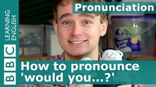 Pronunciation How to pronounce would you [upl. by Annahsat]