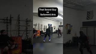 That Sword Guy vs Sellsword Arts highlights hema swordfighting martialarts [upl. by Hnid]