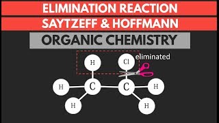 Elimination Reaction  Saytzeff and Hoffmann Rule  Organic Chemistry [upl. by Dnomso575]