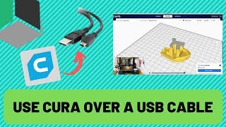 How to 3D Print with Cura over USB  Beginners Guide [upl. by Haleak]