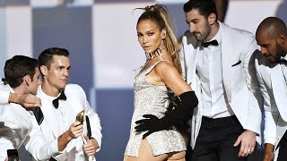 Jennifer Lopez Slaps quotBootyquot for Fashion Rocks 2014 Performance [upl. by Nilyahs420]