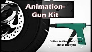 Tubeless Tire Puncture Repair Gun Kit [upl. by Eilsil859]