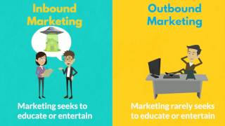 Difference between Inbound Marketing Vs Outbound Marketing [upl. by Farrison]