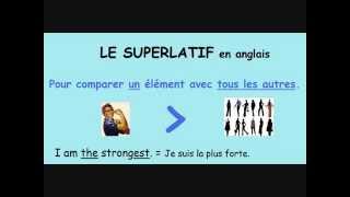 Le superlatif en anglais [upl. by Irrab]