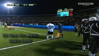 Messi vs Getafe 2007 Highlights [upl. by Yelsnya]