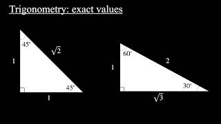 Trigonometry How to remember exact values 304560  GCSE Maths [upl. by Berta]