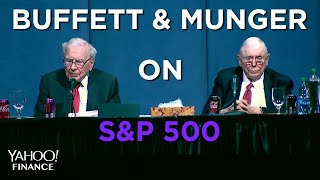 Buffett on whether Berkshire will outperform the SampP 500 [upl. by Giah]