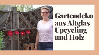 Gartendeko aus Holz selber machen  Upcycling Ideen  DIY ganz einfach [upl. by Blight457]