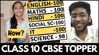 Class 10 CBSE 2020 Topper  Live Interview  How to become a topper [upl. by Nedak82]