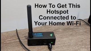 How To Get Your Hotspot Connected to Your Home WiFi [upl. by Edobalo]