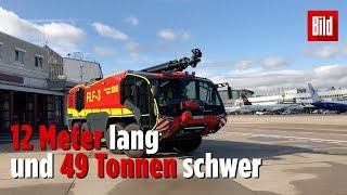 Die neuen LöschMonster am Düsseldorfer Flughafen [upl. by Mariano]