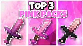 TOP 3 BEST PINK TEXTURE PACKS FOR MCPE [upl. by Maccarone]