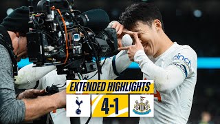 TOTTENHAM HOTSPUR 41 NEWCASTLE UNITED  PREMIER LEAGUE EXTENDED HIGHLIGHTS [upl. by Stoffel]