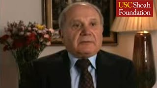 Auschwitz II Birkenau Sonderkommando Testimony Clips  USC Shoah Foundation [upl. by Wennerholn]