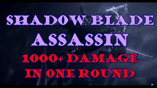 Shadow Blade Assassin 1000 damage build Adventure League [upl. by Sidnee]