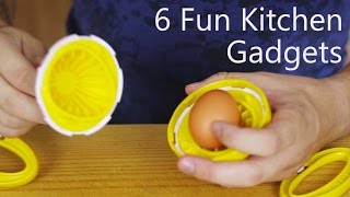 6 Fun Kitchen Gadgets [upl. by Nomma]