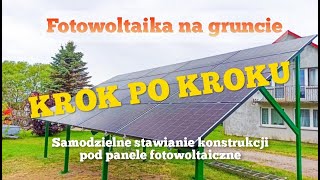 Fotowoltaika 65 kwp konstrukcja krok po kroku [upl. by Anilegna]