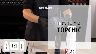 How to mix Topchic Hair Color  How to Mix  Goldwell Education Plus [upl. by Inkster]