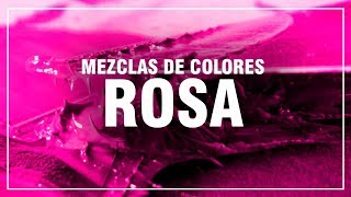 CÓMO HACER EL COLOR ROSA 🌷 Rosa Claro Rosa Palo Rosa Coral 🎨 MEZCLAS DE COLORES FÁCIL [upl. by Aehc770]