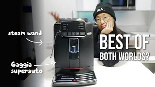 Gaggia Cadorna Barista Plus unboxing features review Superautomatic espresso latte art steam wand [upl. by Muirhead]