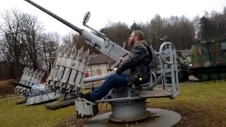 How to Use A Swedish Bofors Warship Cannon  40mm M48 [upl. by Haidebez]