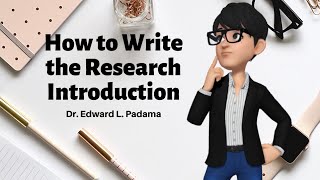 How to Write the Research Introduction [upl. by Goldie]