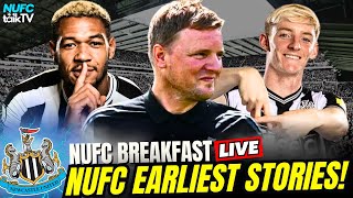 NUFC BREAKFAST NEWCASTLE UNITED NEWS LIVE [upl. by Montfort508]