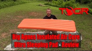 Very Comfortable  Big Agnes Insulated Air Core Ultra Sleeping Pad  Review [upl. by Dirraj]