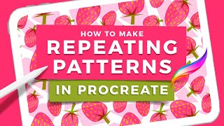 How to Make Repeating Patterns in Procreate [upl. by Otcefrep]