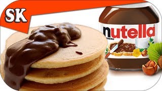 NUTELLA POURING SAUCE  For Ice Cream Waffles Pancakes and More [upl. by Ynetsed]