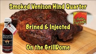 Venison Hind Quarter Roast on the GrillDome [upl. by Lynde]