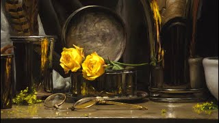 Still Life  Oil Painting Lesson  From Start to Finish [upl. by Mir55]