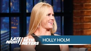 Holly Holm Relives the Kick that Beat Ronda Rousey  Late Night with Seth Meyers [upl. by Iinden599]