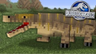 Dinosaurs In Minecraft  Gibby the Megalania  Jurassic World  Ep3 [upl. by Akimit187]