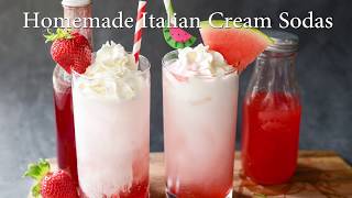 Homemade Italian Cream Soda Tutorial [upl. by Hamfurd495]