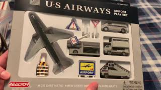 RARE US Airways Airport Playset Unboxing [upl. by Tisdale]