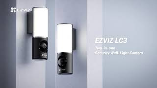 EZVIZ LC3 Smart Security WallLight Camera [upl. by Seana]