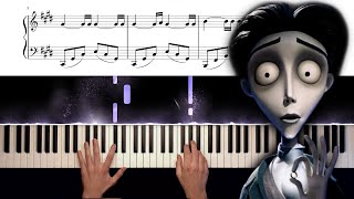 Corpse Bride  quotVictors Piano Soloquot  Piano Sheet Music [upl. by Telimay]