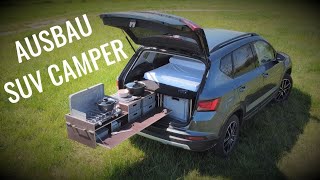 SUV Camper Ausbau  DIY Conversion Seat Ateca [upl. by Feune]