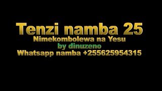 TENZI NAMBA 25 NIMEKOMBOLEWA NA YESU by dinuzeno [upl. by Sauder]