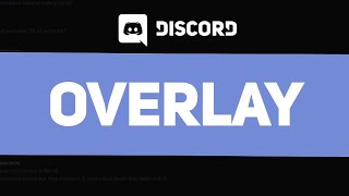 How to Enable and Use the Discord Overlay [upl. by Os606]