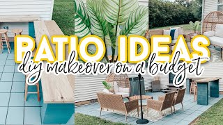 DIY Patio Makeover on a Budget 2021 [upl. by Willi491]