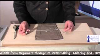 How to make professional Tailor Tacks in Seconds [upl. by Aicilec482]