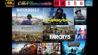 I5 3470  RX 550 4GB in 15 Games  2021 Part1 [upl. by Rempe]