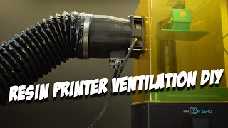 DIY Ventilation for your Resin SLA printer [upl. by Ydnih4]