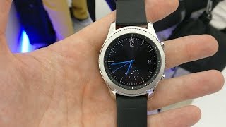 Samsung Gear S3 Classic hands on review [upl. by Ahsemad]