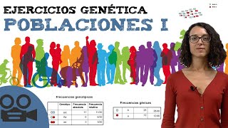 Ejercicios de genética de poblaciones I [upl. by Aehtna]