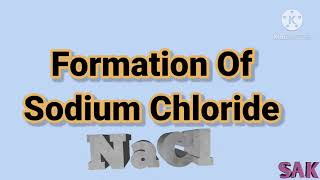 Formation Of Sodium Chloride Molecule [upl. by Nahk]