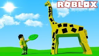 EN GIRAFF SOM HUSDJUR I ROBLOX [upl. by Artenak]